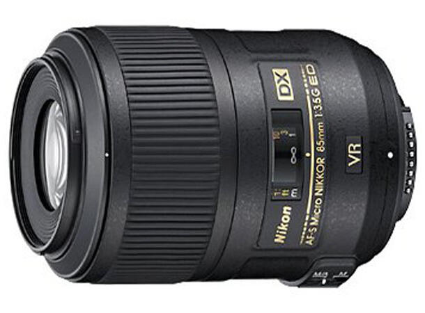 Nikon 85mm f/3.5 G DX AF-S ED VR Micro Macro Objektiv  til DX Format Kamera 